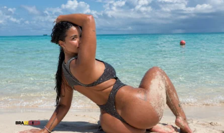 Katya Elise Henry In Sparkling Swimsuit!